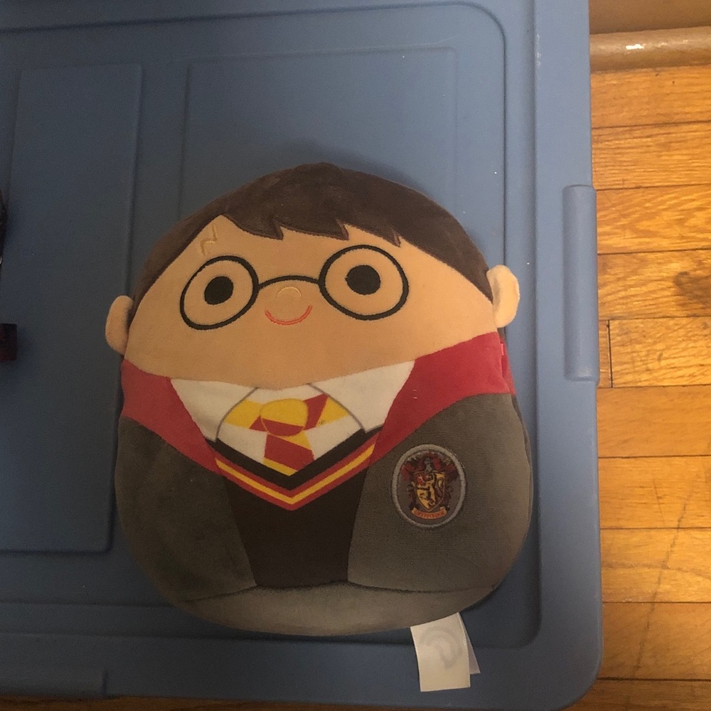 Squishmallows Plush with Red and Brown Outfit